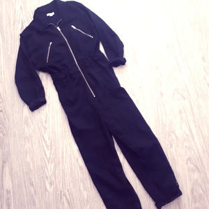 Topshop Black Boiler Suit/Jumpsuit
